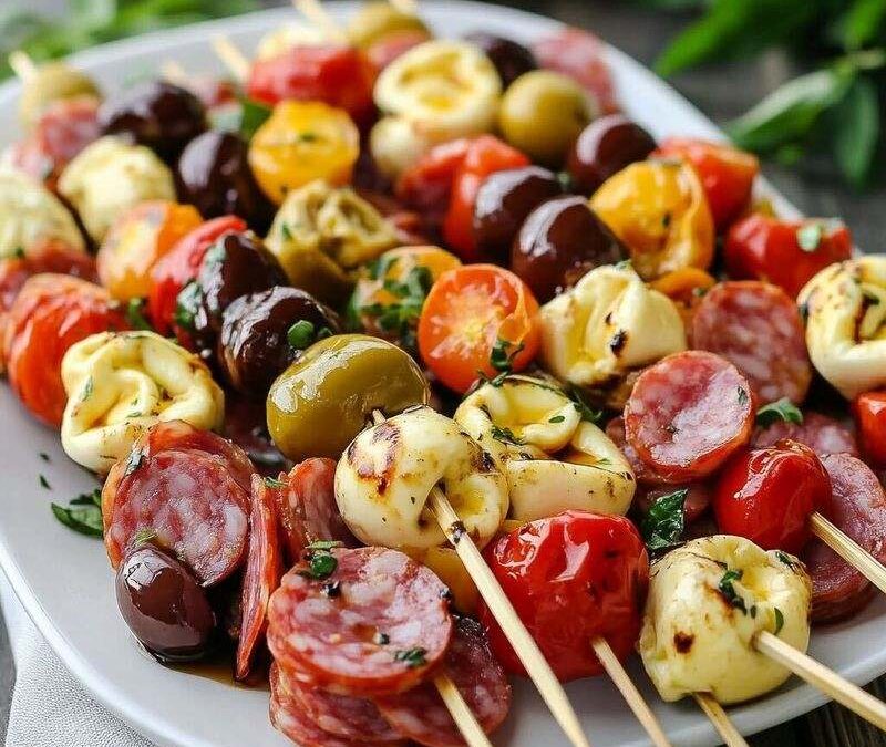 Recipe of the Day: Try A Better Meal’s Colorful Antipasta Skewers
