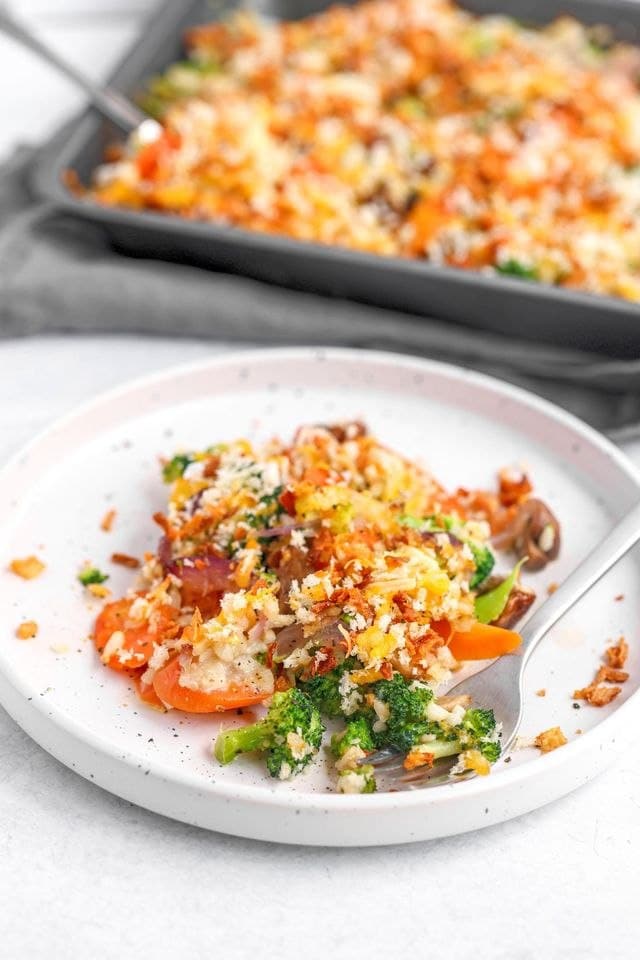 To show ABM's Vegetable Rice Bake recipe