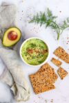 Healthy Avocado cottage cheese dip