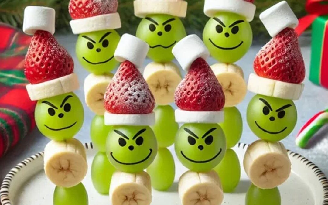 Recipe of The Day: Grinch Skewers