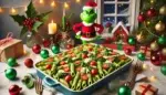 grinch pesto pasta bake