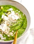 Easy Ways to get more veggies: A Better Meals Green Breakfast smoothie