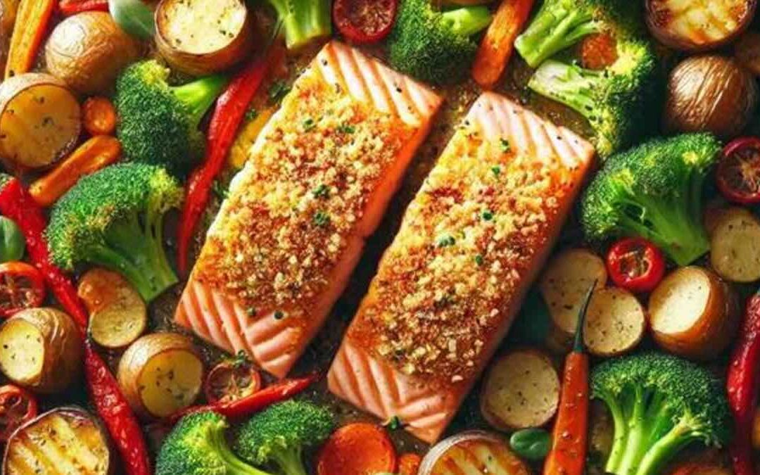Recipe of the Day: Tasty Sheet Pan Salmon With Roasted Potatoes & Veggies